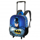 Sac à dos à roulettes Batman Night 3D 34 CM Trolley maternelle