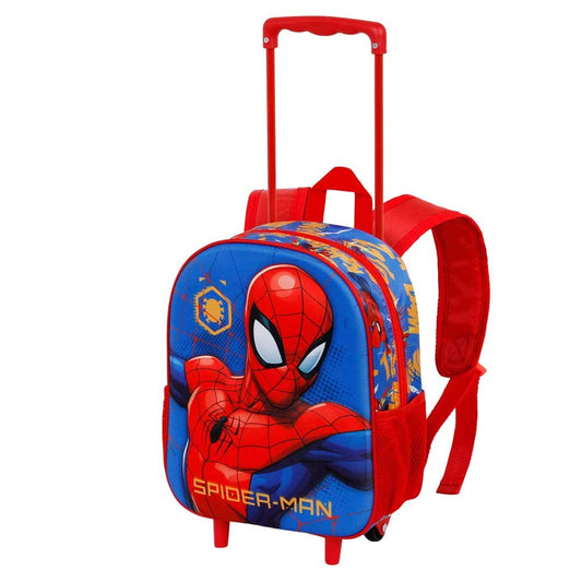 Sac à dos à roulettes Spider‑Man et ses amis – Maternelle 31 CM