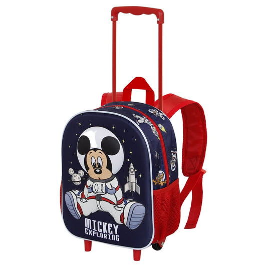 Sac à dos à roulettes Mickey Explorateur Spatial – Maternelle 31 CM
