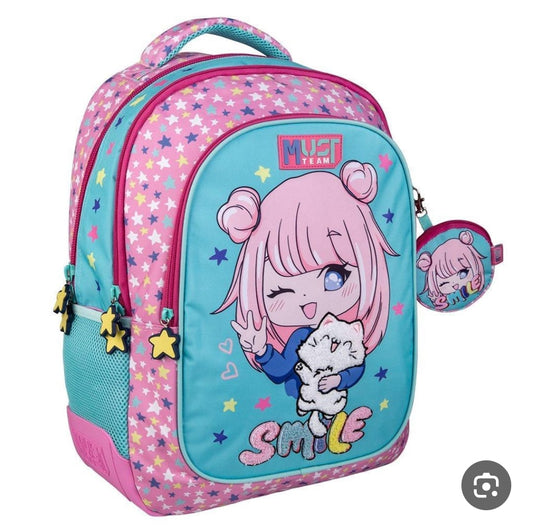 Cartable scolaire Must Team 43 cm – Sac à dos enfant 3 compartiments – Primaire et collège (Copie)