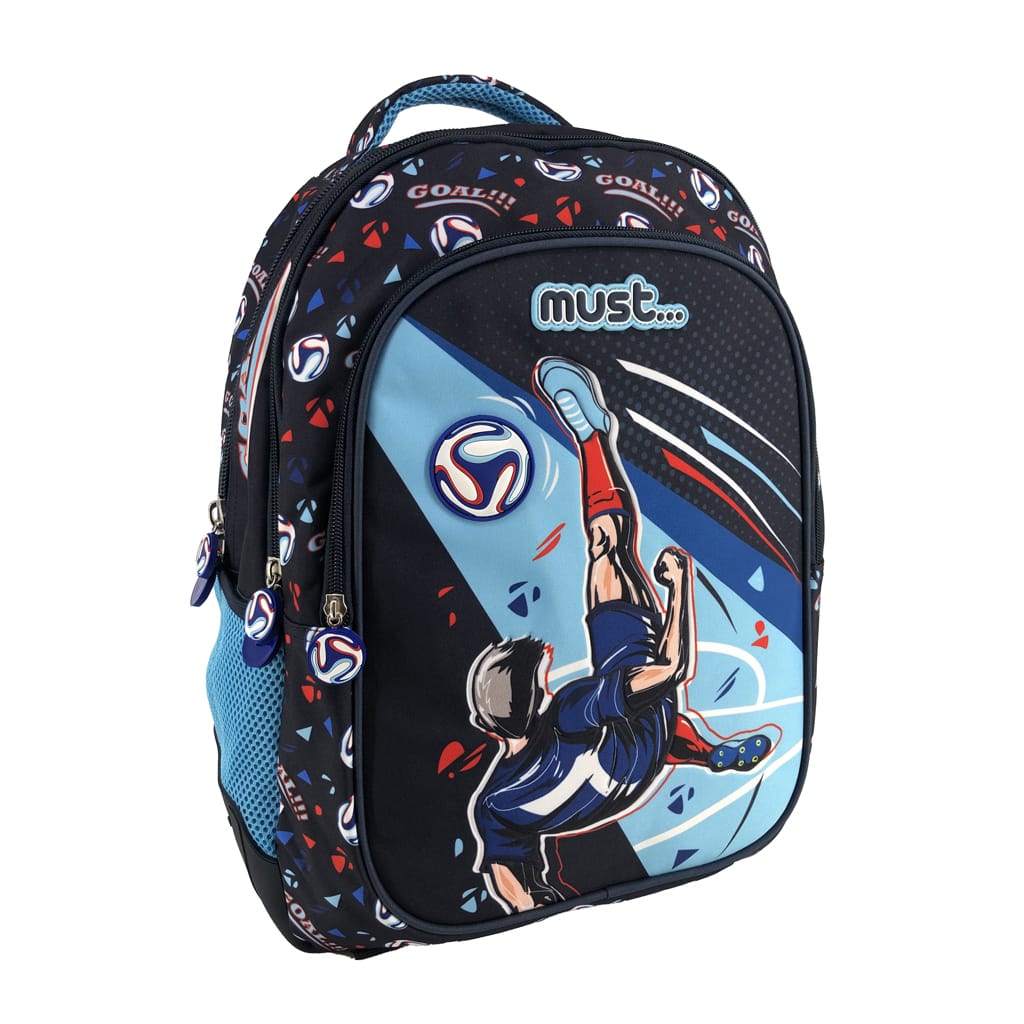 Cartable scolaire Must Team 43 cm – Sac à dos enfant 3 compartiments – Primaire et collège