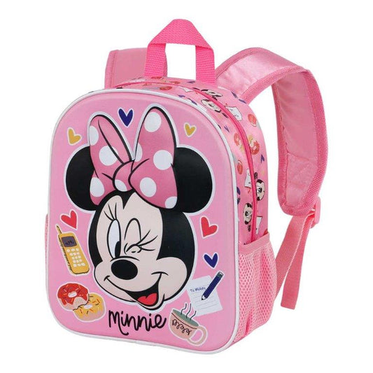 Sac à dos à roulettes Minnie Mouse Gourmandise – Maternelle 31 CM
